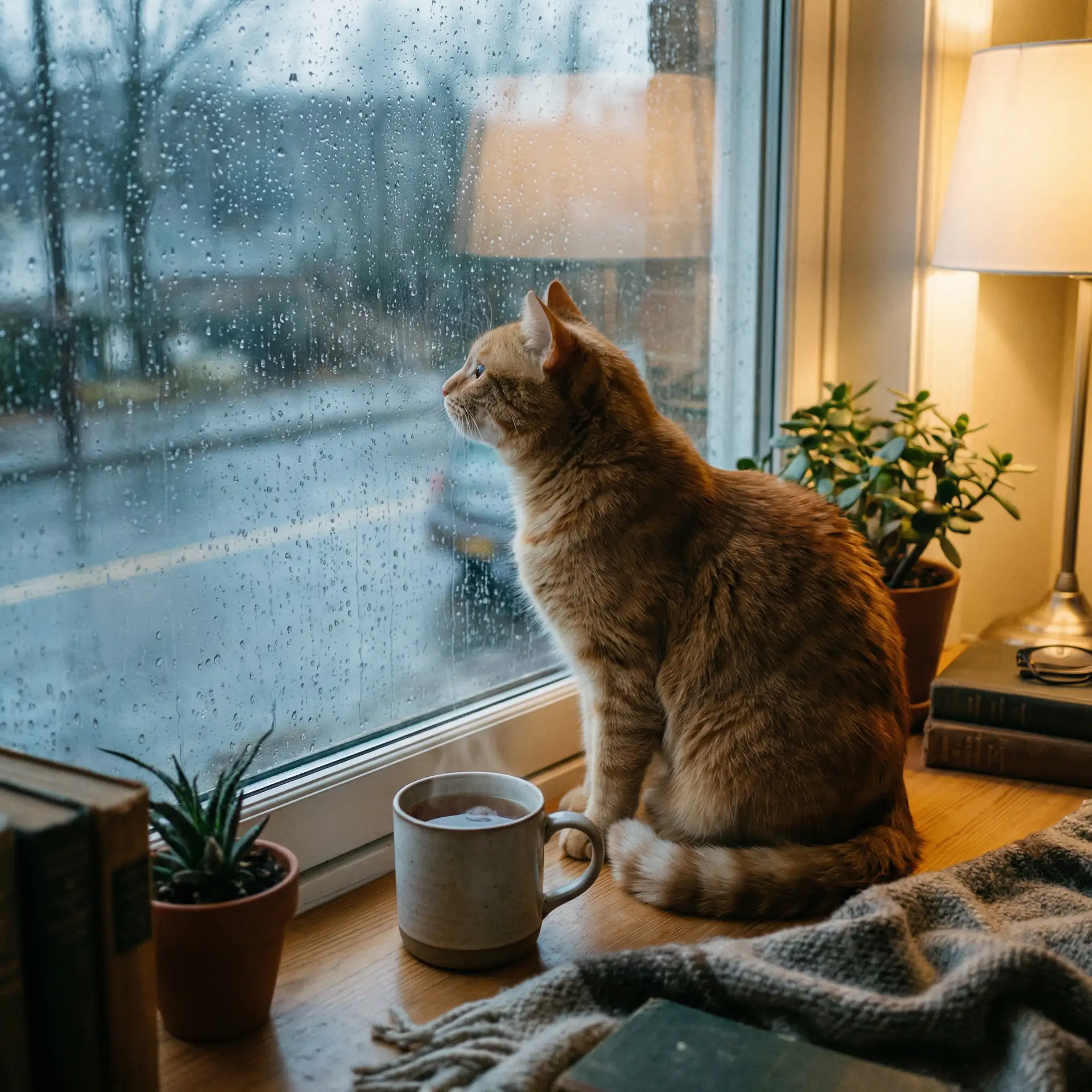 猫咪望着窗外的雨 - 恋爱先生在线观看全集